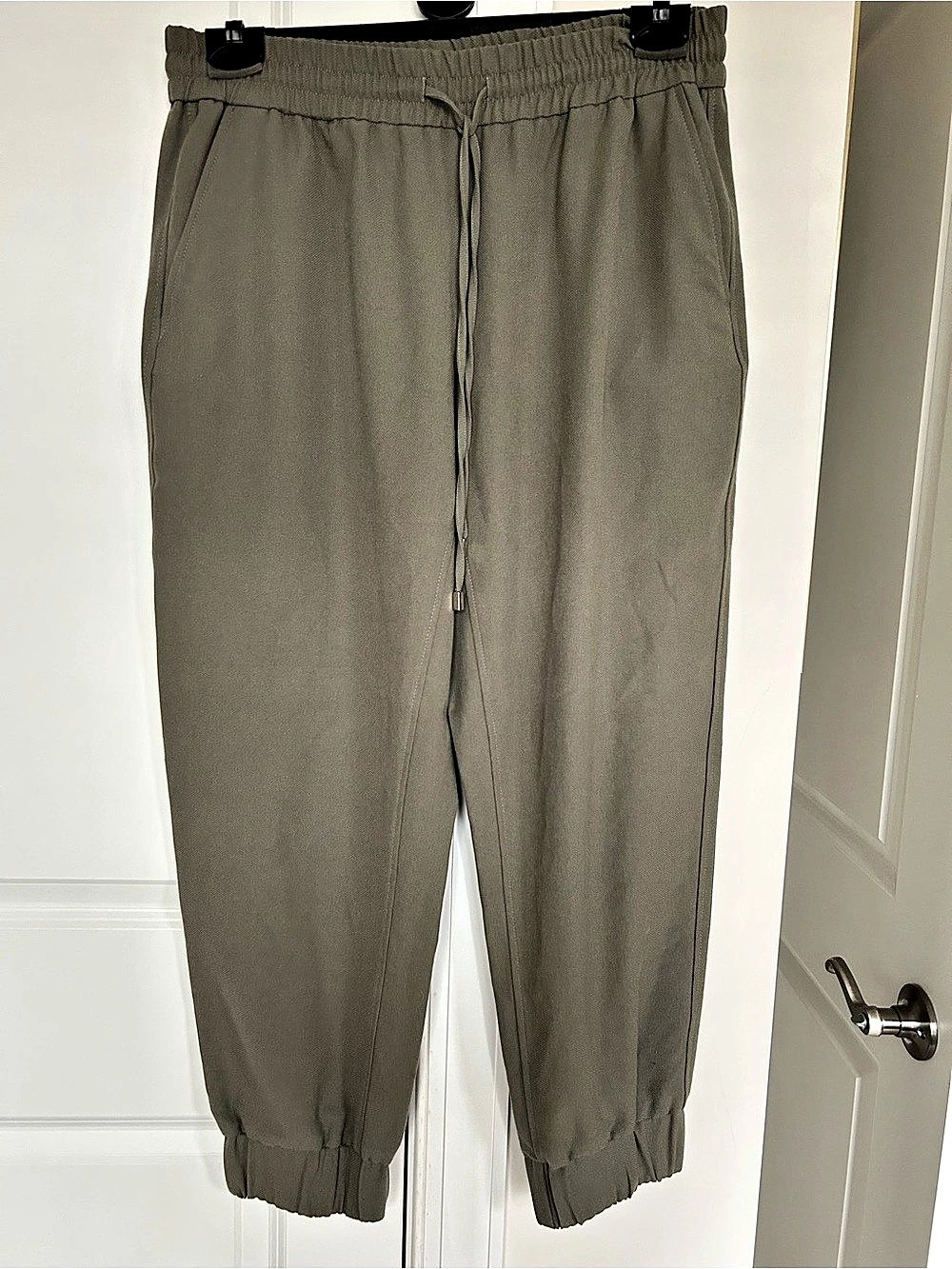 Zara Sage Green Jogger Pants Size Medium